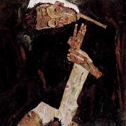 Egon Schiele The Poet oil painting